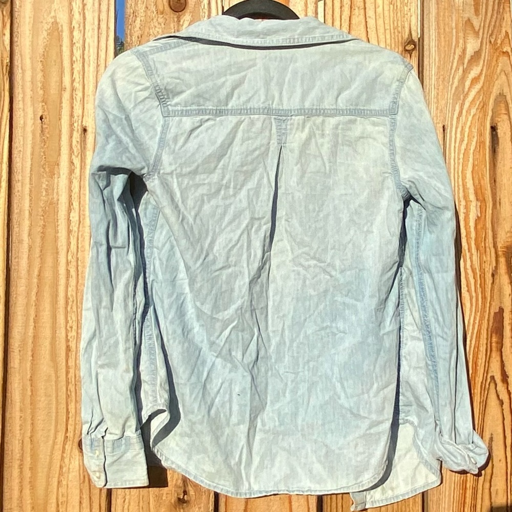 Long sleeve loose button up